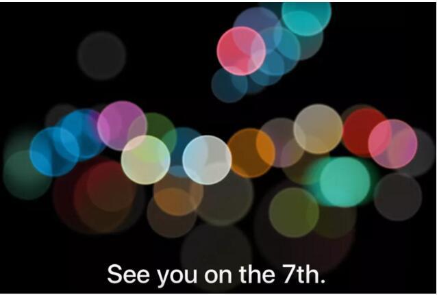苹果发出邀请函:iPhone 7将于9月7日发布